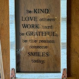 Ganz Woodstock Be Kind Sign